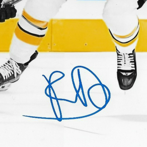 Signed Riley Duran Boston Bruins Autographed 8x10 Photo #2 Original