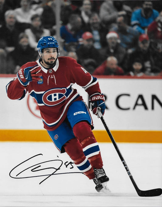 Signed Alexandre Carrier Montreal Canadiens Autographed 8x10 Photo #7 Original