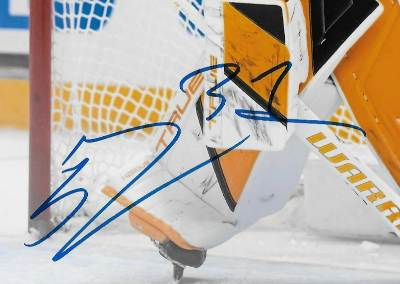 Signed Arturs Silovs Pittsburgh Penguins Autographed 8x10 Photo #1 Original