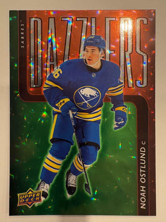Upper Deck 2025-26 Holiday Dazzler Noah Ostlund Buffalo Sabres DZ-49