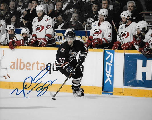 Signed Michael Mike Peca Edmonton Oilers Autographed 8x10 Photo #4 Original