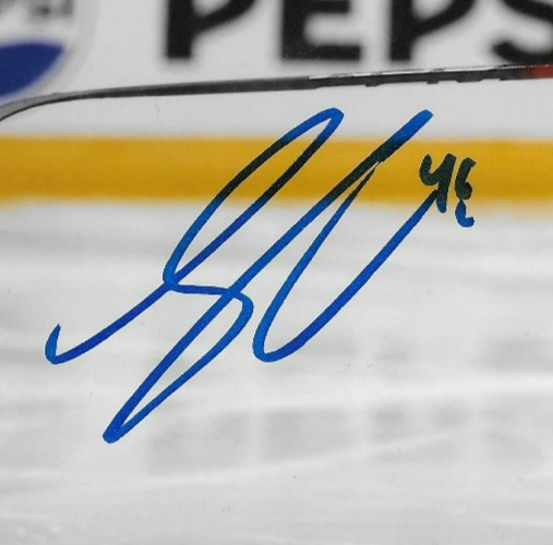 Signed Louis Crevier Chicago Blackhawks Autographed 8x10 Photo #2 Original