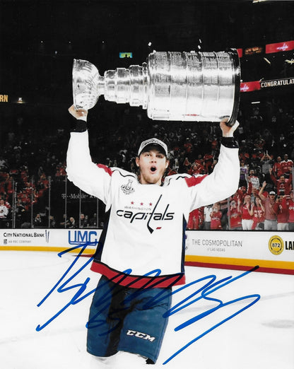 Signed Andre Burakovsky Washington Capitals Stanley Cup 8x10 Photo #2 Original