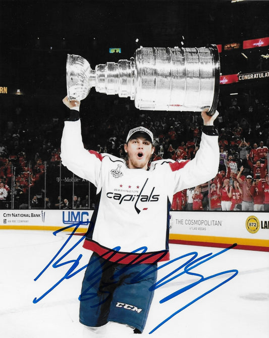 Signed Andre Burakovsky Washington Capitals Stanley Cup 8x10 Photo #2 Original