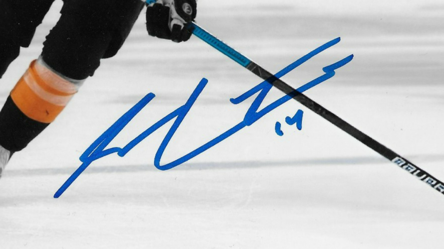 Signed Sean Couturier Philadelphia Flyers Autographed 8x10 Photo #5 Original