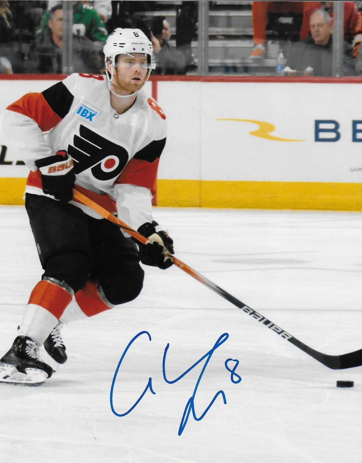 Signed Cam York Philadelphia Flyers Stadium Series 8x10 Photo #4 Original