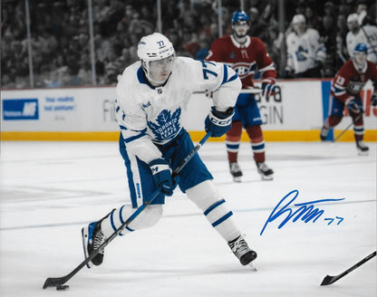 Signed Ryan Tverberg Toronto Maple Leafs Autographed 8x10 Photo #1 Original