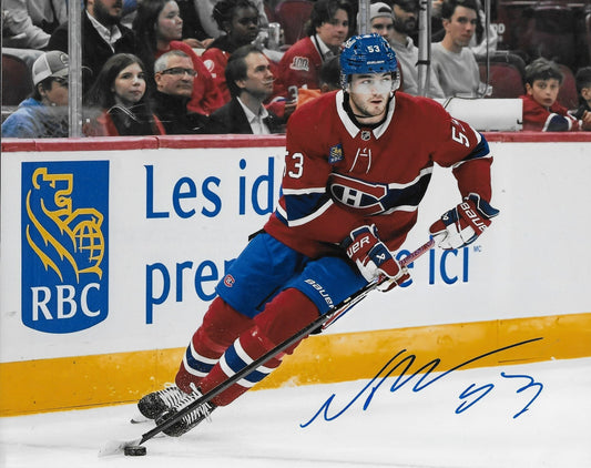 Signed Noah Dobson Montreal Canadiens Autographed 8x10 Photo #1 Original