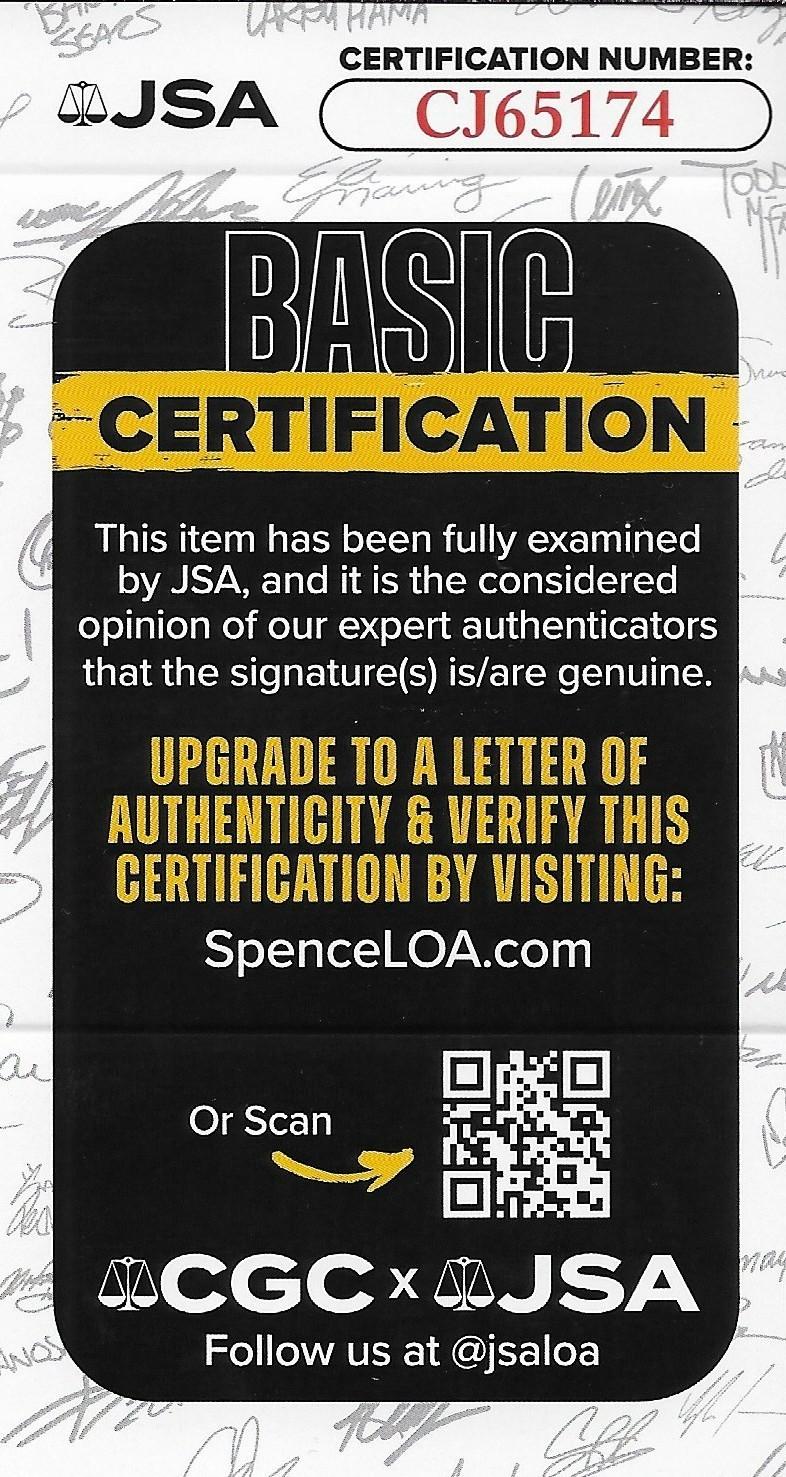 Signed Jonathan Toews Winnipeg Jets Autographed 8x10 Photo #1 JSA Authentication