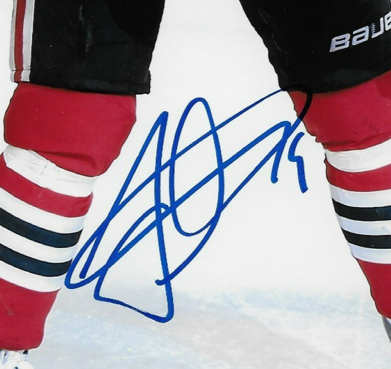Signed Jonathan Toews Chicago Blackhawks Stanley Cup 8x10 Photo #2 JSA Authentic