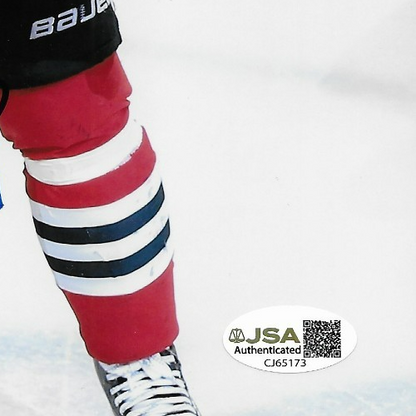 Signed Jonathan Toews Chicago Blackhawks Stanley Cup 8x10 Photo #2 JSA Authentic