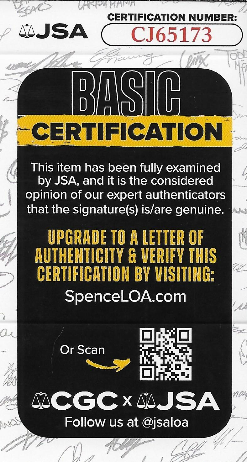 Signed Jonathan Toews Chicago Blackhawks Stanley Cup 8x10 Photo #2 JSA Authentic