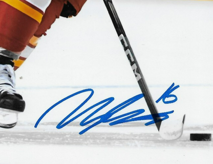 Signed Morgan Frost Calgary Flames Autographed 8x10 Photo #1 Original