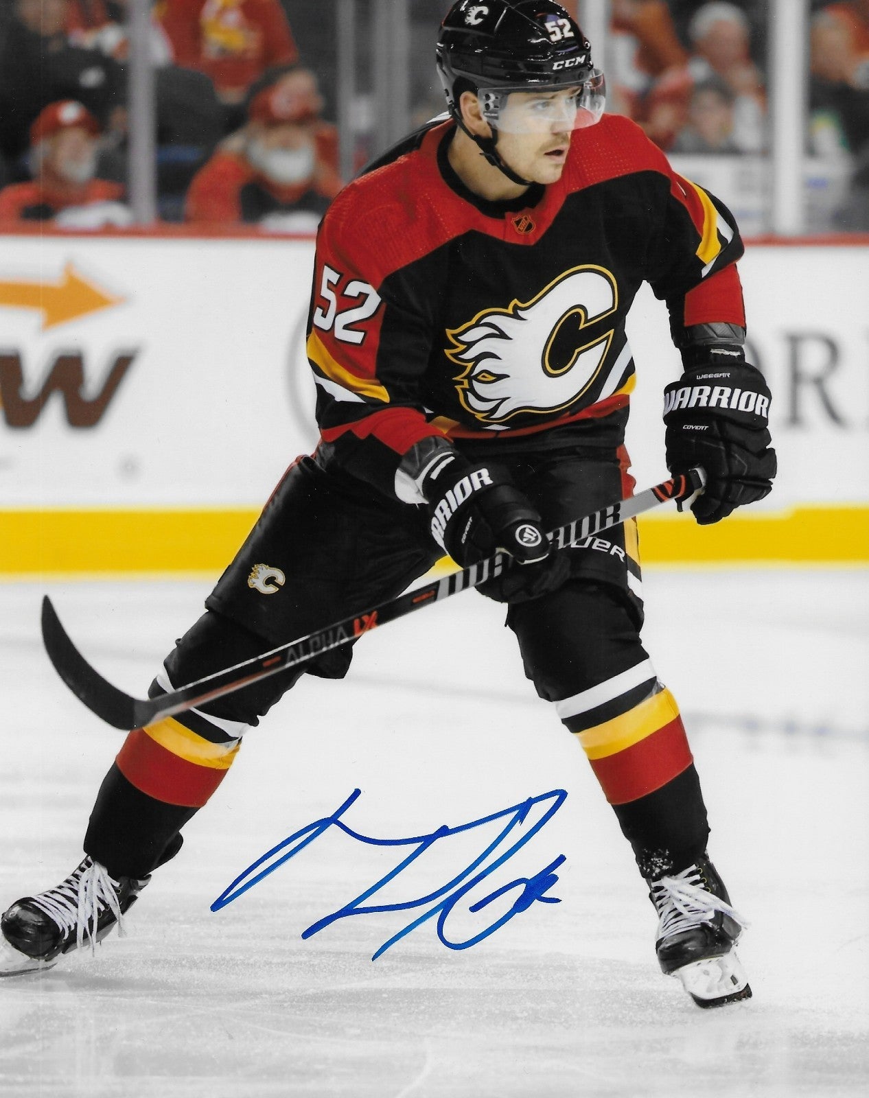Signed MacKenzie Weegar Calgary Flames Autographed 8x10 Photo #1 Original