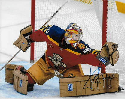 Signed Danill Tarasov Florida Panthers Outdoor Classic 8x10 Photo #1 Original