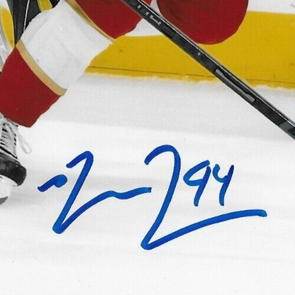 Signed Ryan Lomberg Florida Panthers Autographed 8x10 Photo #1 Original