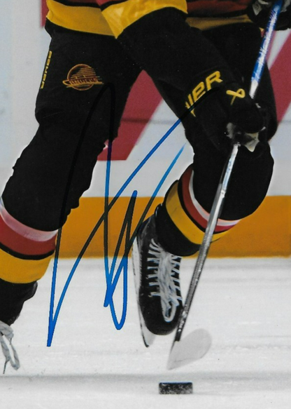 Signed Tom Willander Vancouver Canucks Autographed 8x10 Photo #1 Original