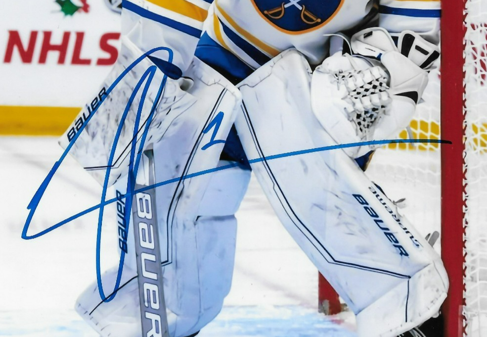 Signed Ukko-Pekka Luukkonen Buffalo Sabres Autographed 8x10 Photo #2 Original