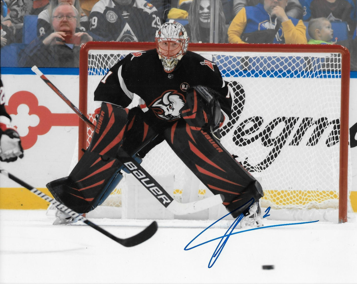 Signed Ukko-Pekka Luukkonen Buffalo Sabres Autographed 8x10 Photo #1 Original