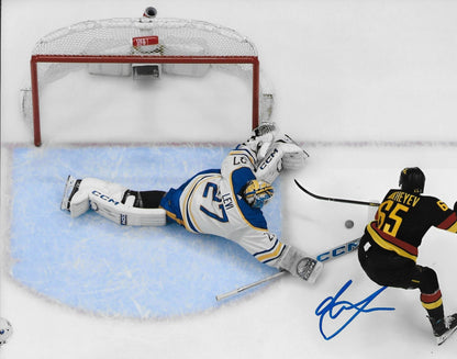 Signed Devon Levi Buffalo Sabres Autographed 8x10 Photo #3 Original