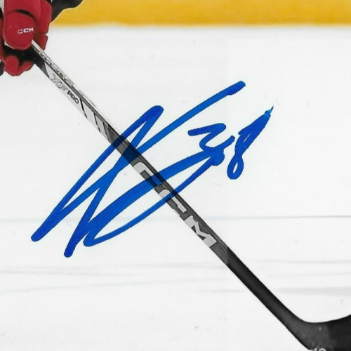 Signed Topias Vilen  New Jersey Devils Autographed 8x10 Photo #1 Original