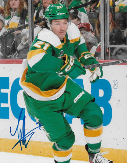 Signed Brandon Duhaime Minnesota Wild Autographed 8x10 Photo #1 Original
