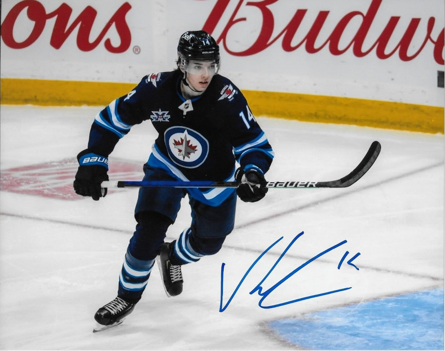 Signed Ville Heinola Winnipeg Jets Autographed 8x10 Photo #2 Original