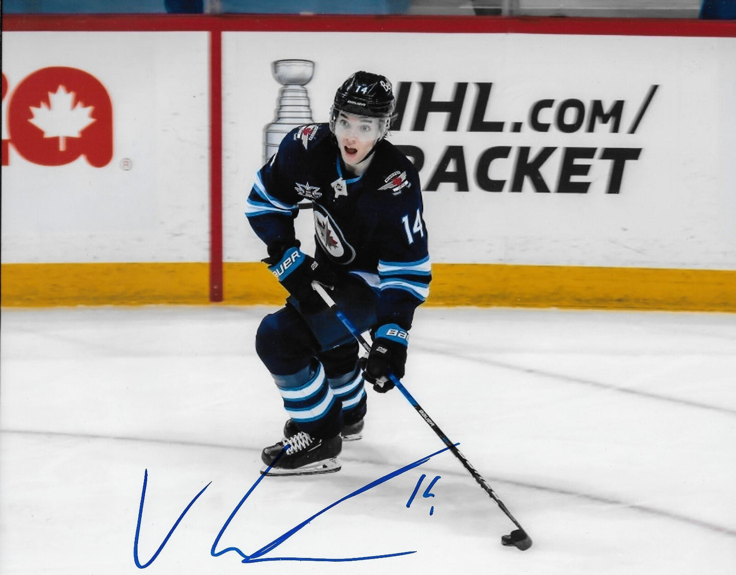 Signed Ville Heinola Winnipeg Jets Autographed 8x10 Photo #4 Original