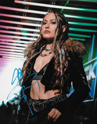 Signed Giulia Friday Night Smack Down WWE Autographed 8x10 Photo #9 Original