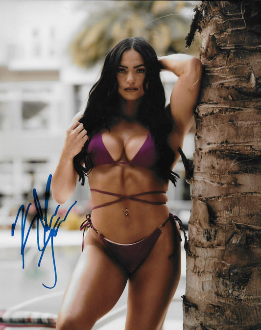 Signed Kiana James Smack Down WWE Autographed 8x10 Photo #5 Original