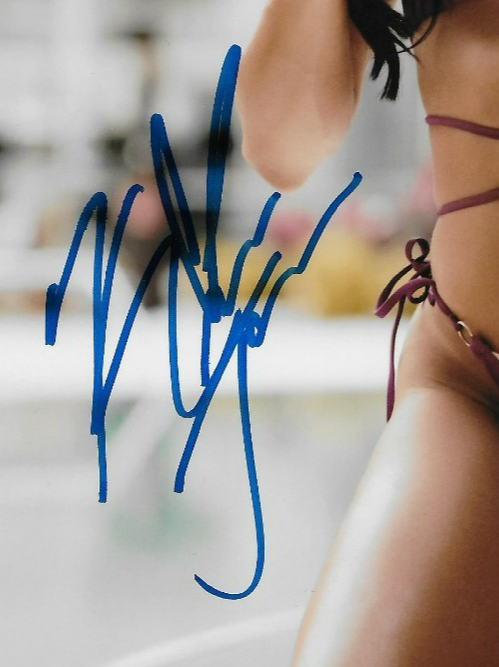 Signed Kiana James Smack Down WWE Autographed 8x10 Photo #5 Original