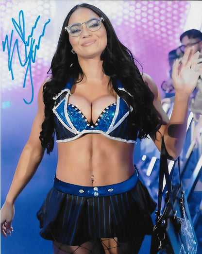 Signed Kiana James Smack Down WWE Autographed 8x10 Photo #8 Original