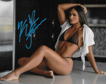 Signed Kiana James Smack Down WWE Autographed 8x10 Photo #13 Original
