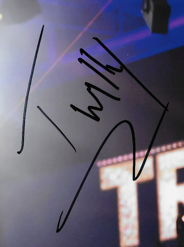 Signed Trick Williams Smack Down WWE Autographed 8x10 Photo #2 Original