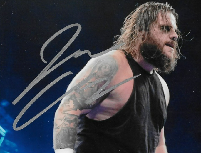 Signed Joe Gacy  Dexter Lumis The Wyatt Sicks Smack Down WWE 8x10 Photo Original