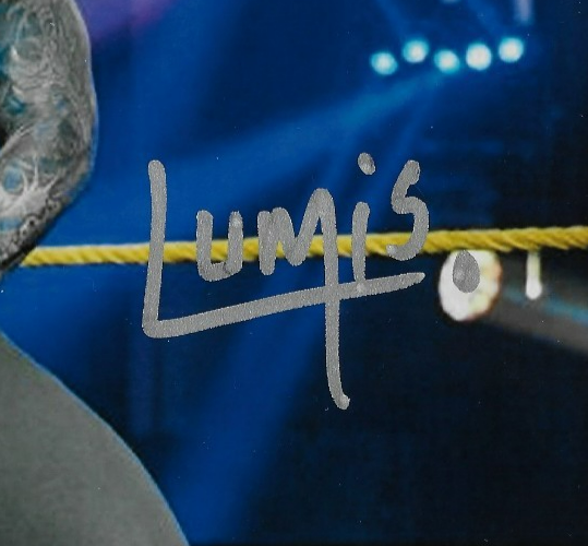 Signed Dexter Lumis Smack Down WWE Autographed 8x10 Photo #3 Original