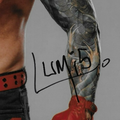 Signed Dexter Lumis Smack Down WWE Autographed 8x10 Photo #4 Original