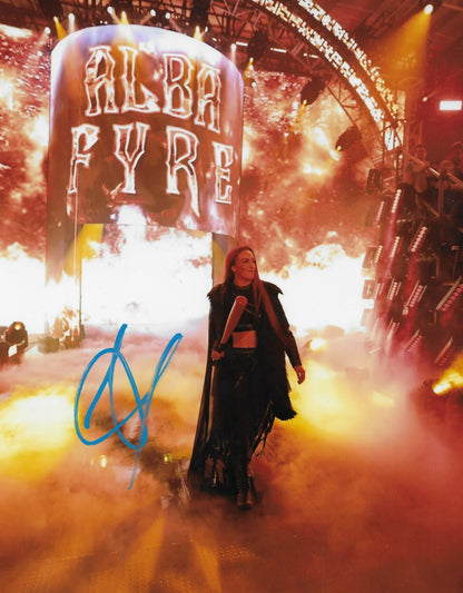 Signed Alba Fyre Smack Down WWE Autographed 8x10 Photo #5 Original