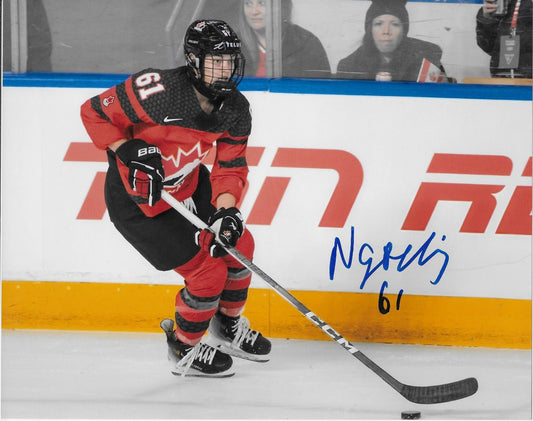 Signed Nicole Gosling PWHL Montreal Victoire Team Canada 8x10 Photo #2 Original