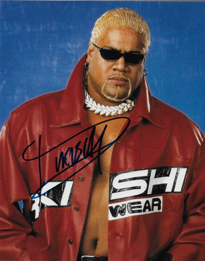 Signed Fatu Rikishi WWE Autographed 8x10 Photo #1 Original