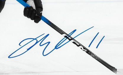 Signed James Malatesta Columbus Blue Jackets Autographed 8x10 Photo #5 Original