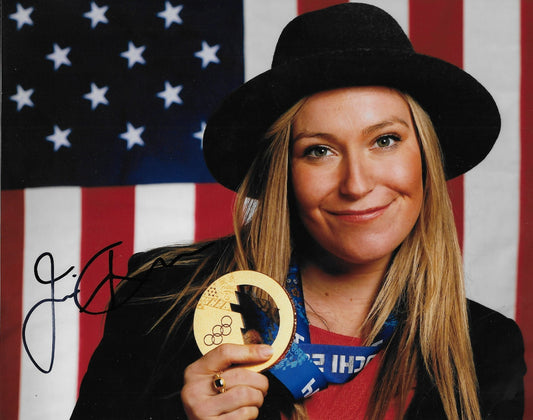 Signed Jamie Anderson Snowboarder 2014 Sochi Olympics 8x10 Photo #2 Original