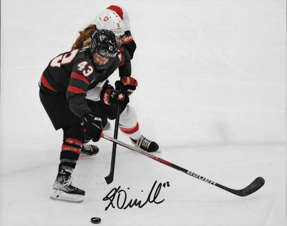 Signed Kristin O'Neill Team Canada PWHL Hockey 8x10 Photo #4 Original