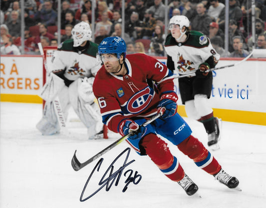 Signed Colin White Montreal Canadiens Autographed 8x10 Photo #1 Original