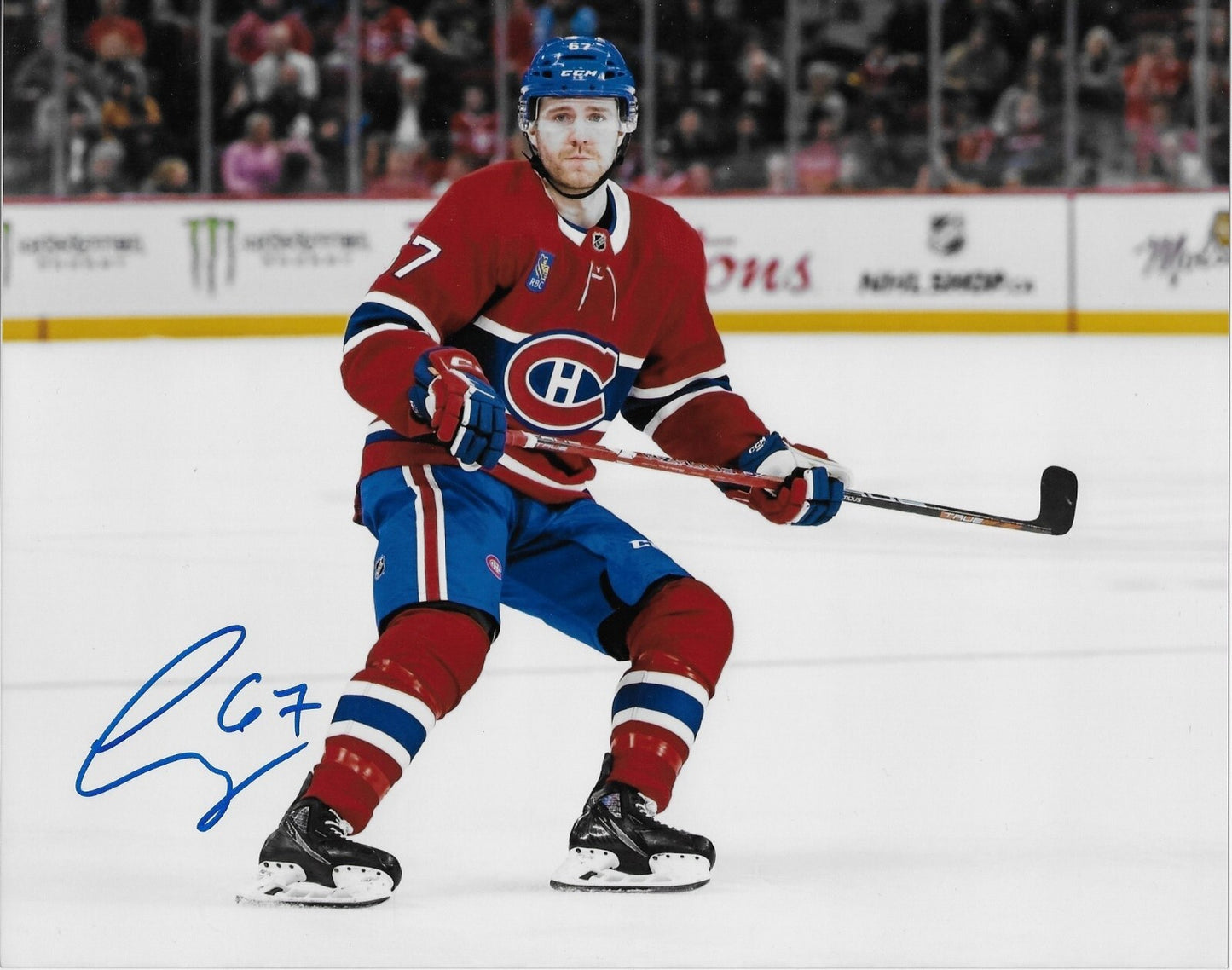 Signed Chris Tierney Montreal Canadiens Autographed 8x10 Photo #3 Original