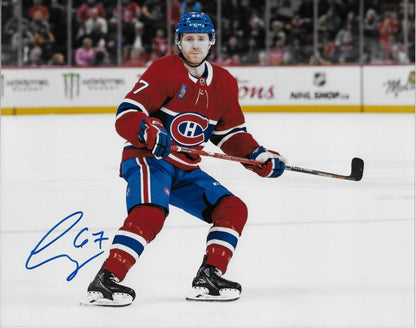 Signed Chris Tierney Montreal Canadiens Autographed 8x10 Photo #3 Original