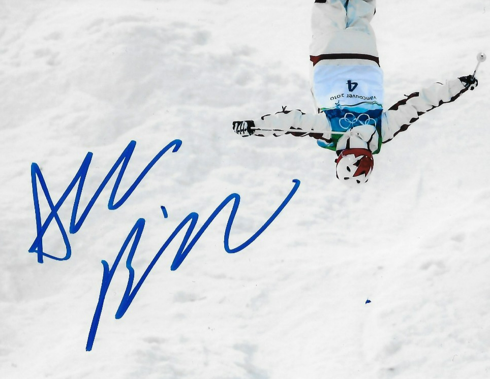 Signed Alexandre Bilodeau 2014 Sochi Winter Olympics 8x10 Photo #3 Original