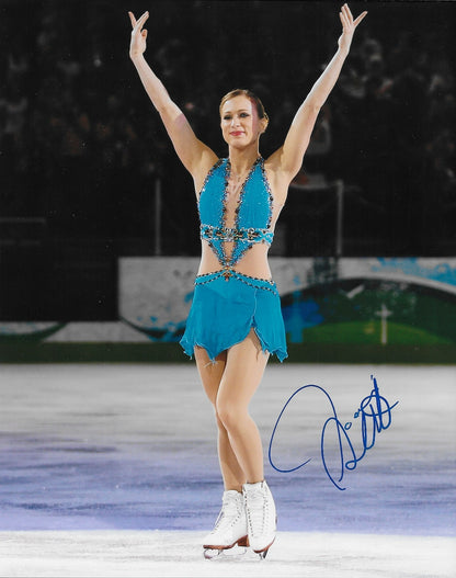 Signed joannie Rochette 2010 Vancouver Winter Olympics 8x10 Photo #2 Original